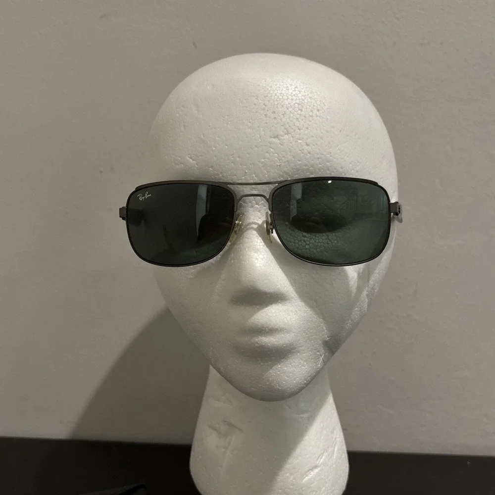 Ray-Ban AVIATOR RB3524 Blue Sunglasses 029/71 57/17-140 3N With Case And Cloth
